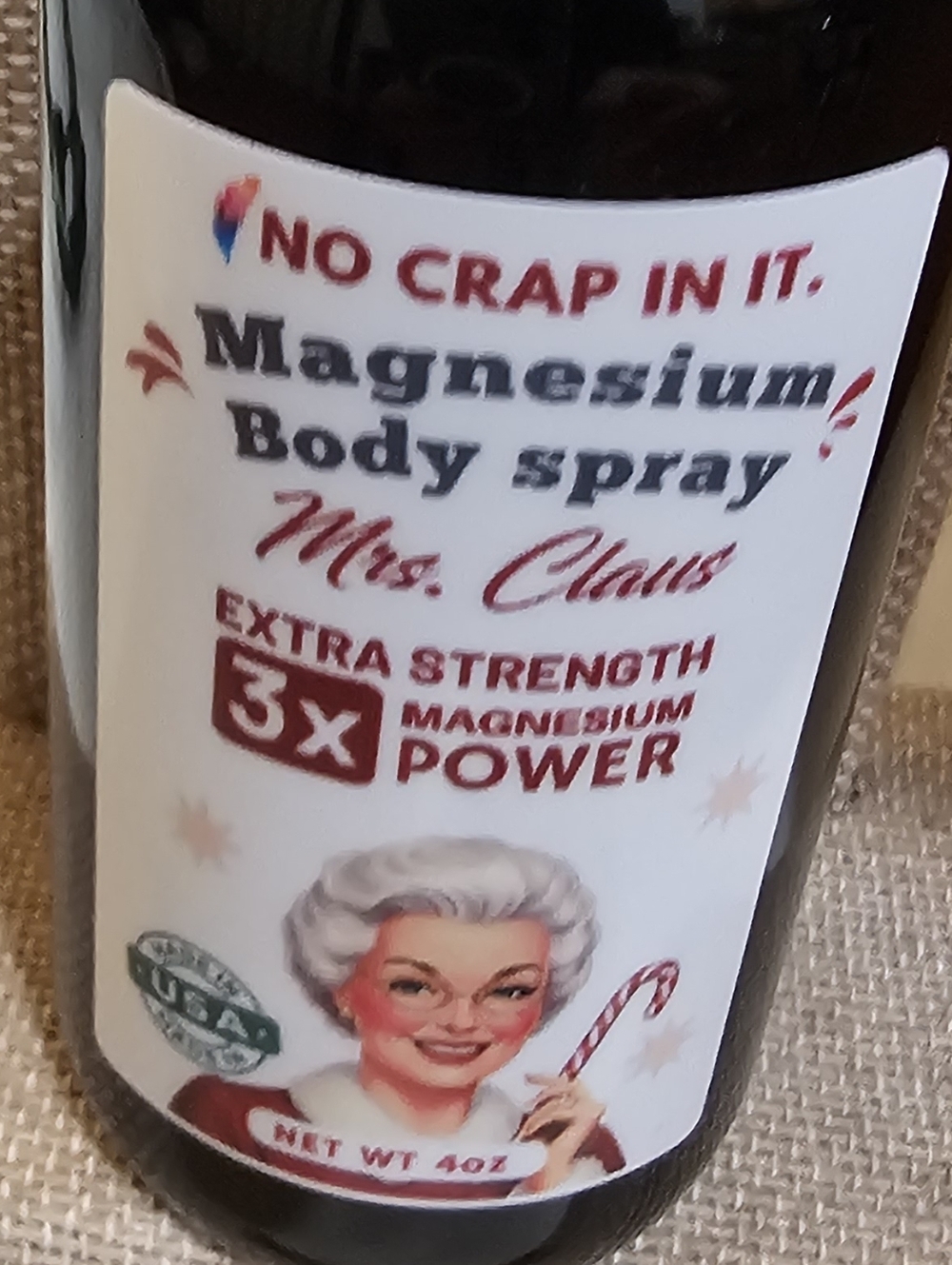 No Crap In It Magnesium Body Spray - Picture 2 of 8